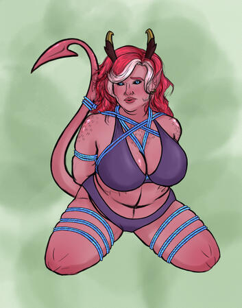 Gia all tied up